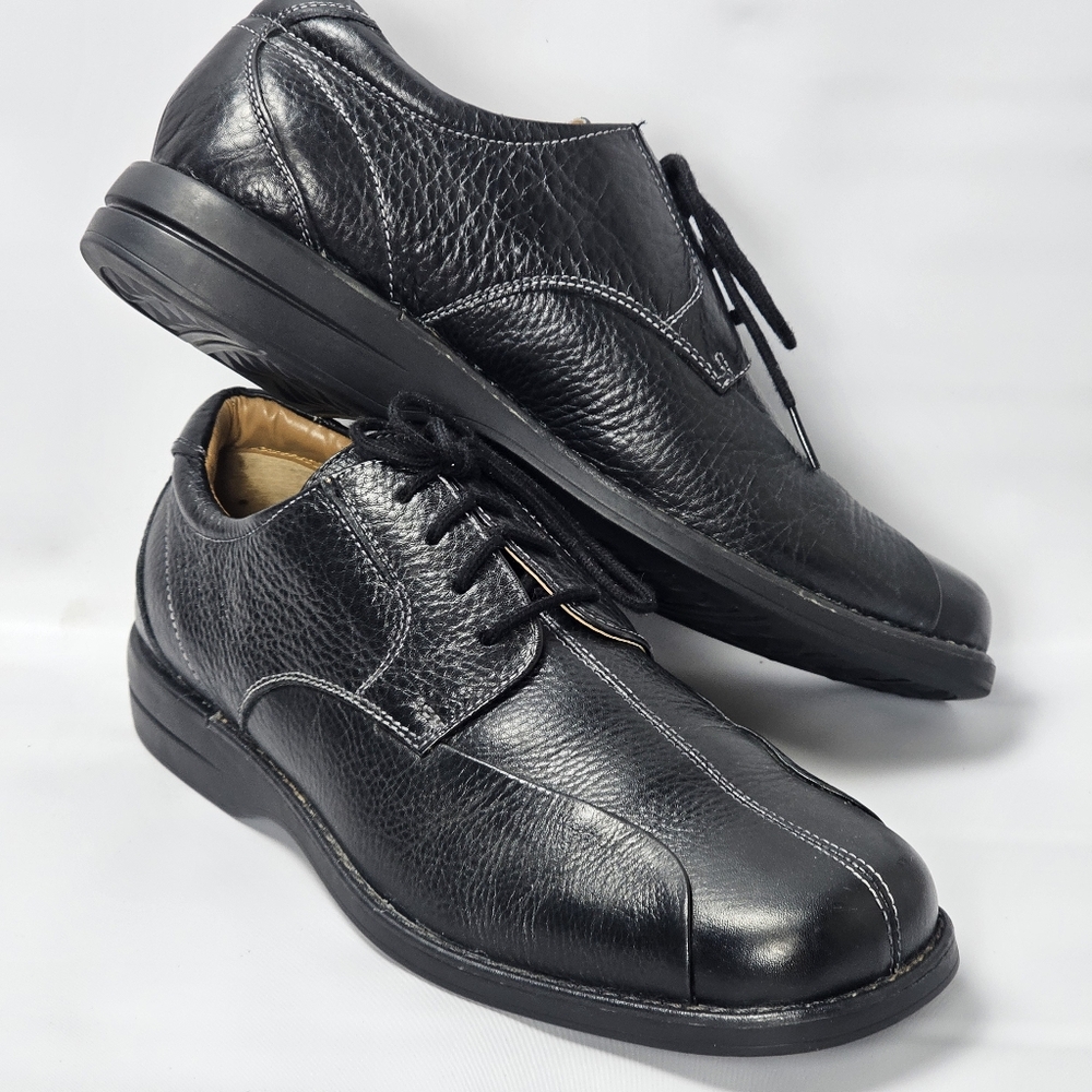 Dockers Bastille Black Leather ProStyle All Motion Shoe, EUC, size 12